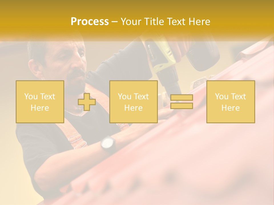 The Builder Makes The Roof PowerPoint Template