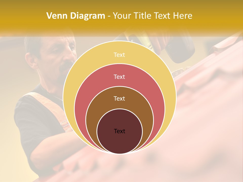 The Builder Makes The Roof PowerPoint Template