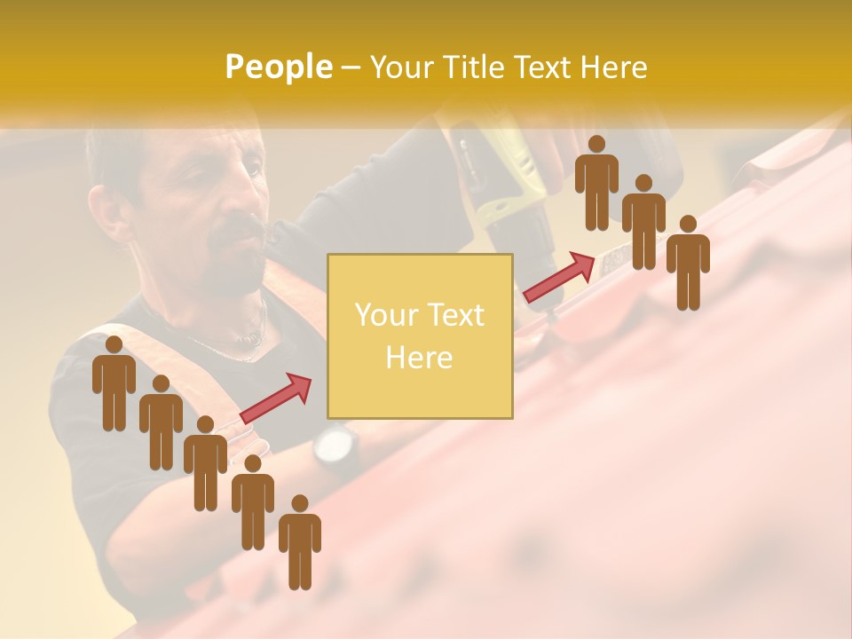 The Builder Makes The Roof PowerPoint Template