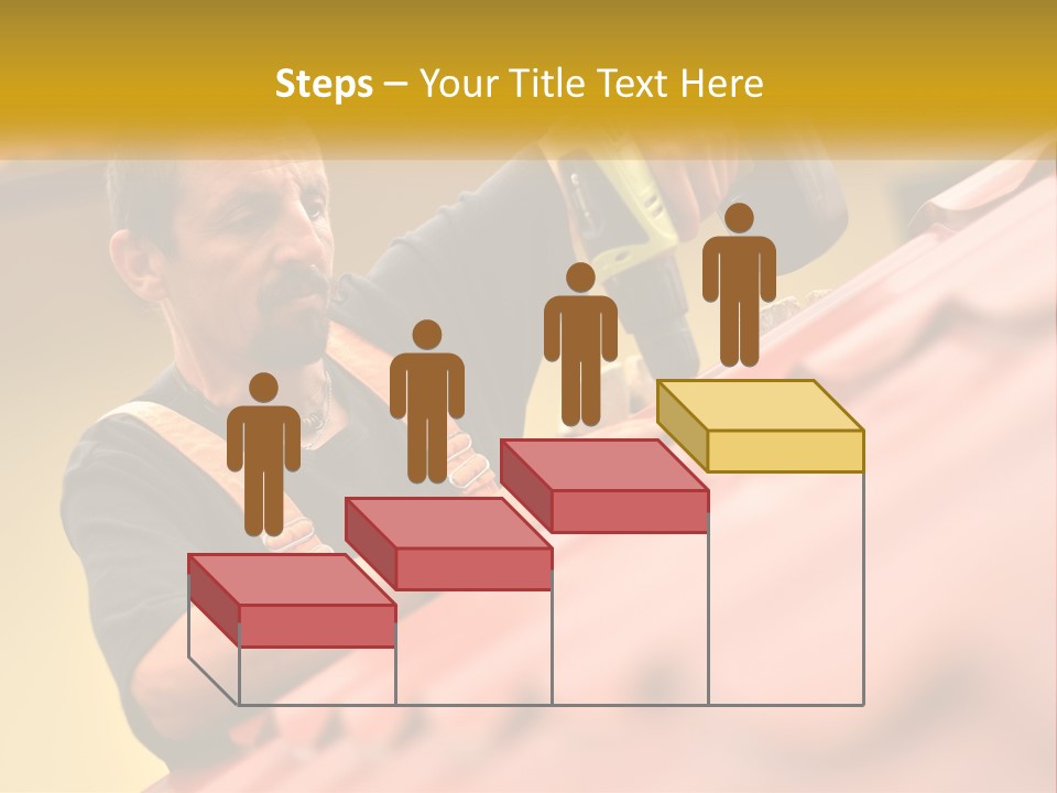 The Builder Makes The Roof PowerPoint Template