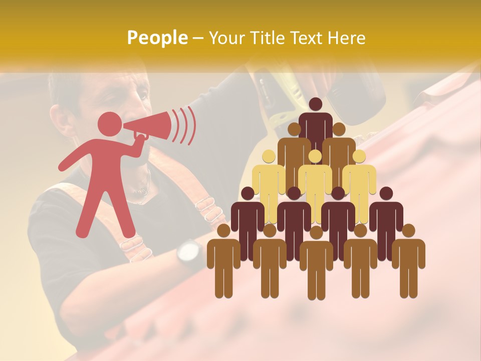 The Builder Makes The Roof PowerPoint Template