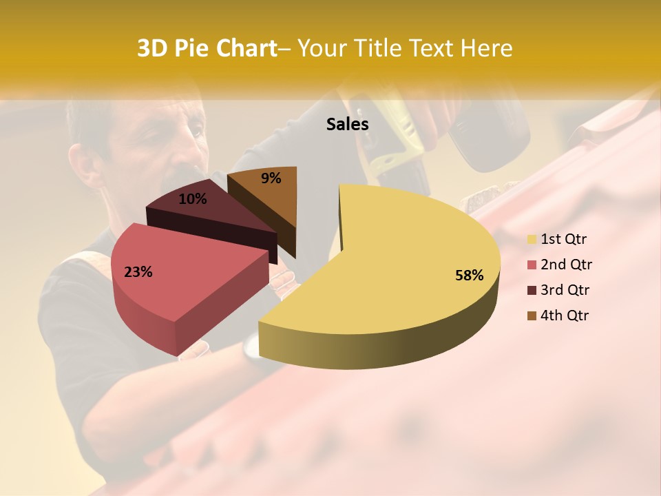 The Builder Makes The Roof PowerPoint Template