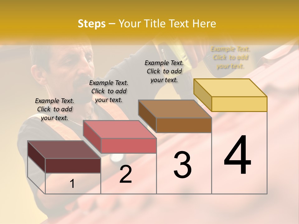 The Builder Makes The Roof PowerPoint Template