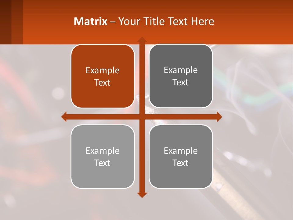 Hot Soldering Iron And Tin PowerPoint Template