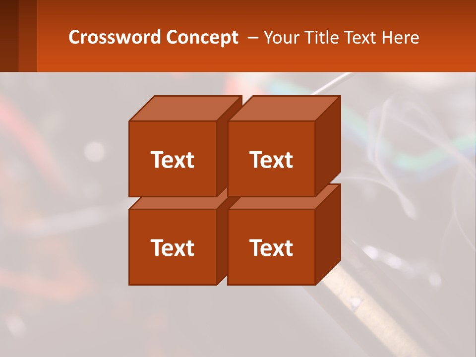 Hot Soldering Iron And Tin PowerPoint Template