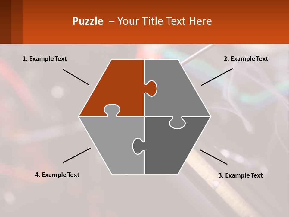 Hot Soldering Iron And Tin PowerPoint Template