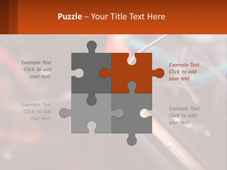 Hot Soldering Iron And Tin PowerPoint Template