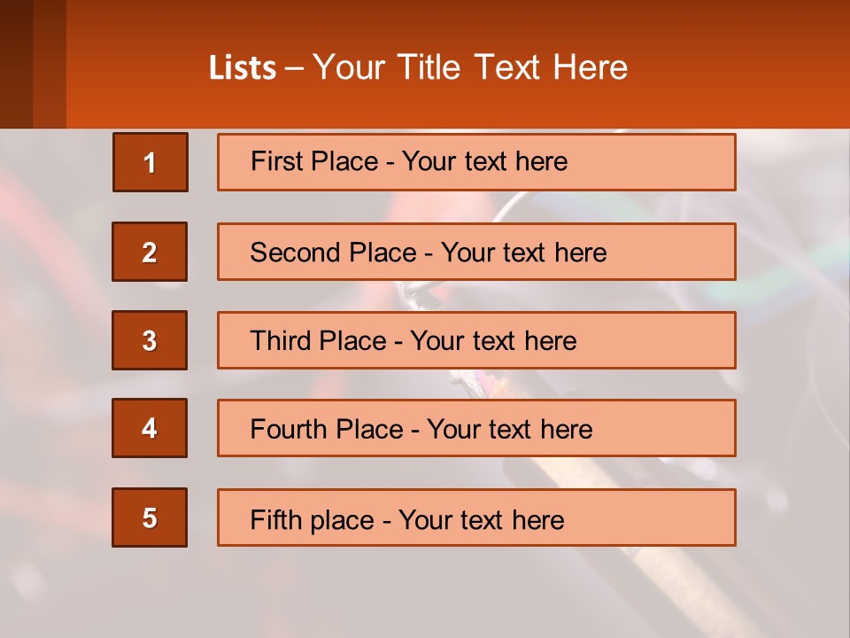 Hot Soldering Iron And Tin PowerPoint Template