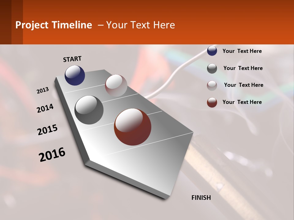 Hot Soldering Iron And Tin PowerPoint Template