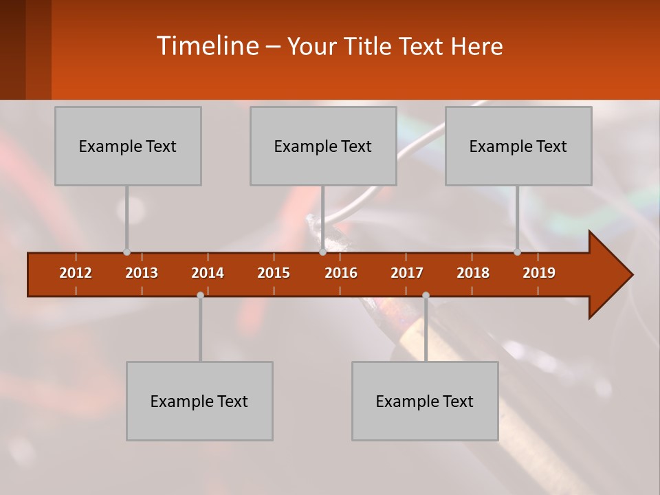 Hot Soldering Iron And Tin PowerPoint Template