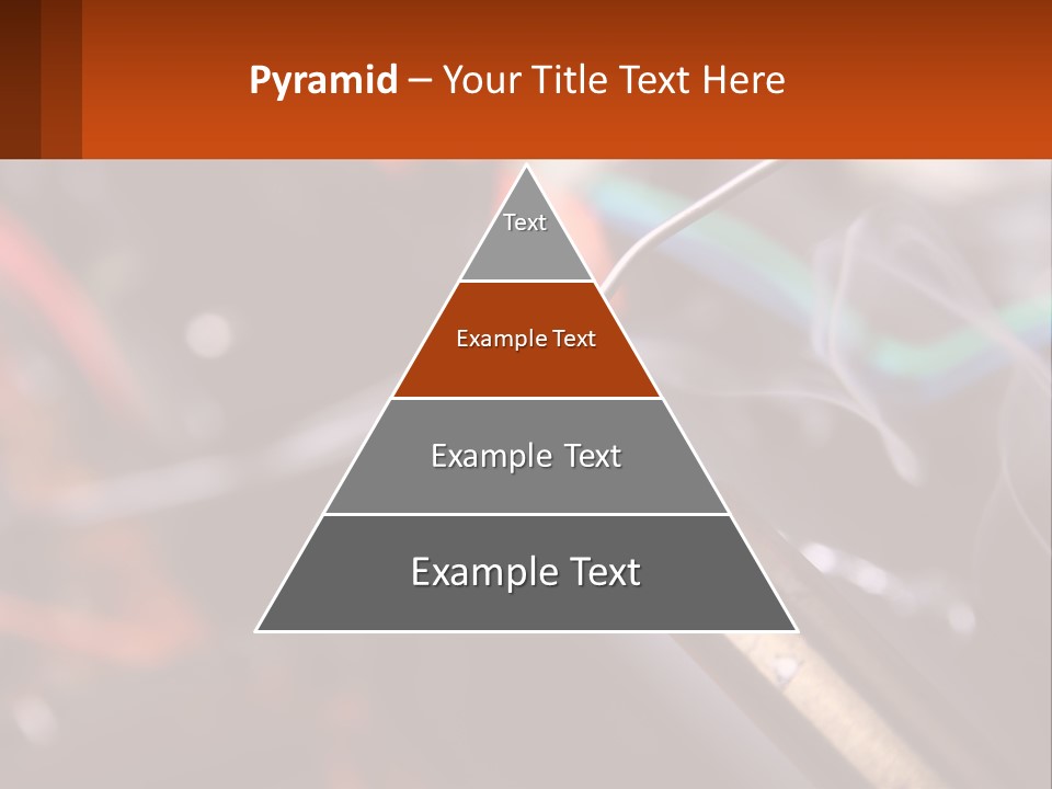 Hot Soldering Iron And Tin PowerPoint Template