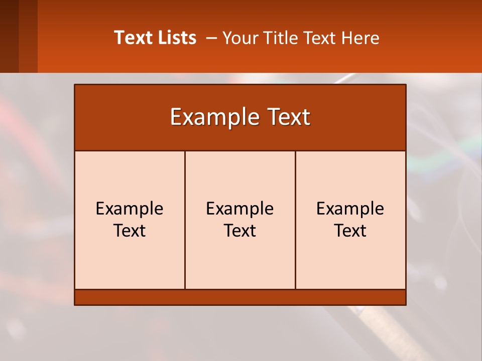 Hot Soldering Iron And Tin PowerPoint Template