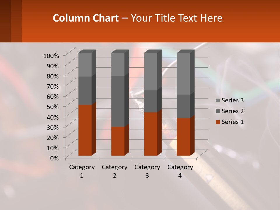 Hot Soldering Iron And Tin PowerPoint Template