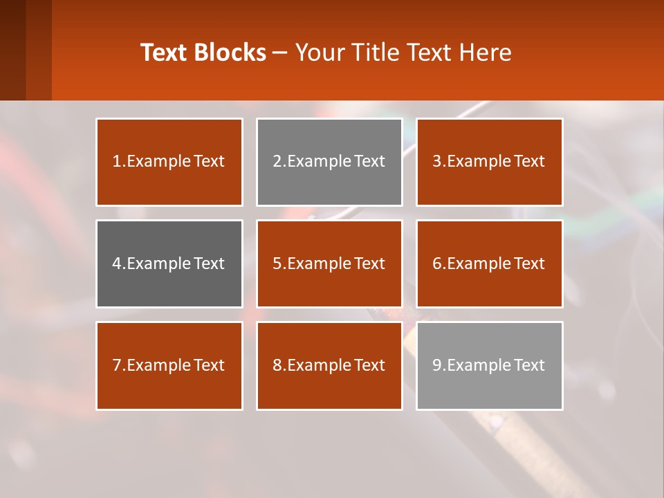Hot Soldering Iron And Tin PowerPoint Template