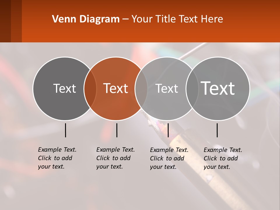 Hot Soldering Iron And Tin PowerPoint Template
