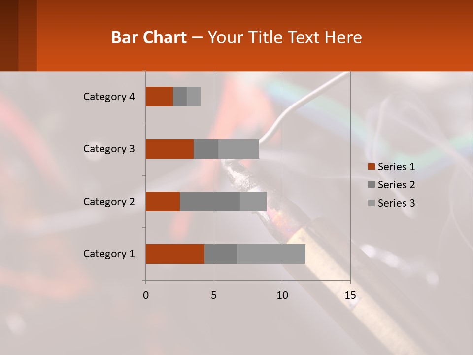 Hot Soldering Iron And Tin PowerPoint Template