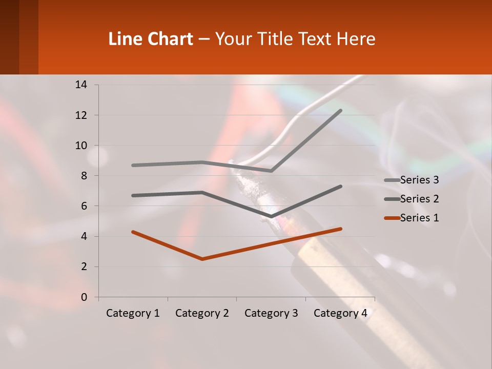 Hot Soldering Iron And Tin PowerPoint Template