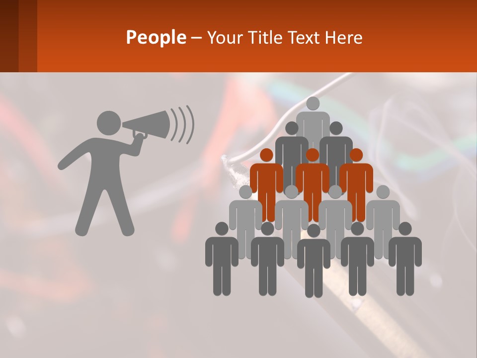 Hot Soldering Iron And Tin PowerPoint Template