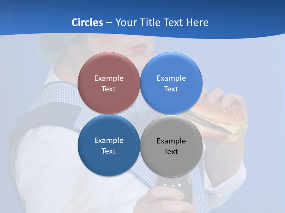 Granny With Beer PowerPoint Template