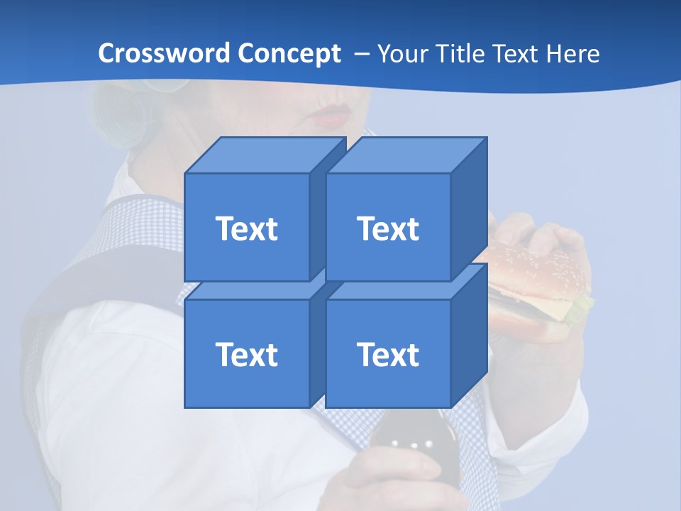 Granny With Beer PowerPoint Template