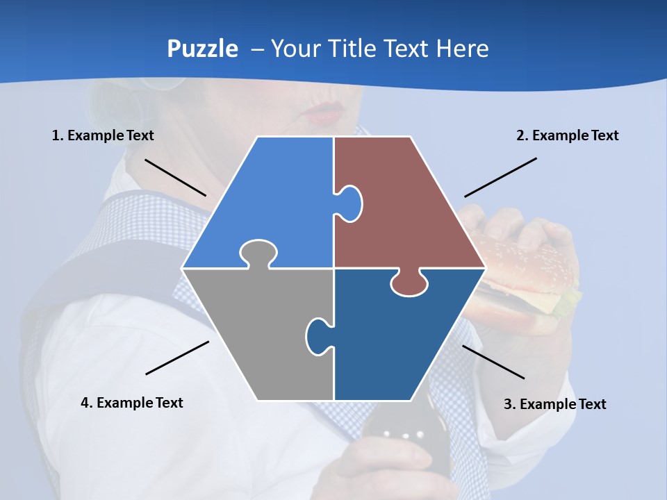 Granny With Beer PowerPoint Template