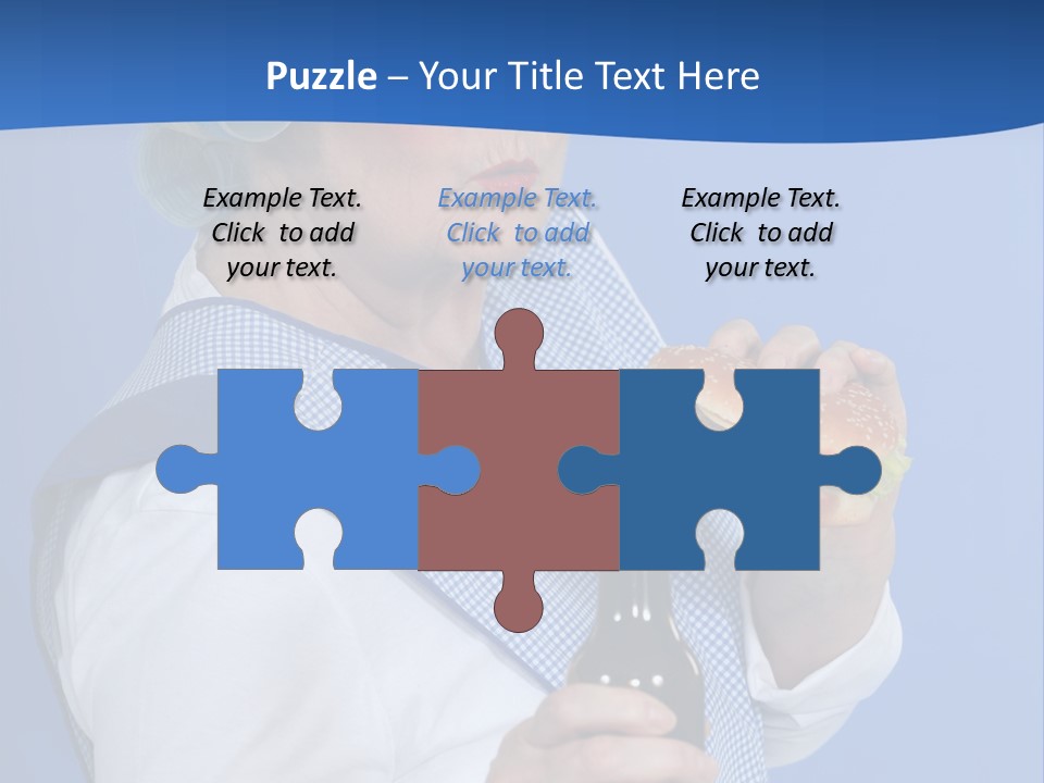 Granny With Beer PowerPoint Template