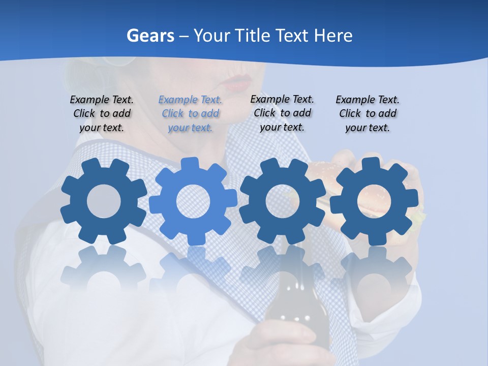 Granny With Beer PowerPoint Template