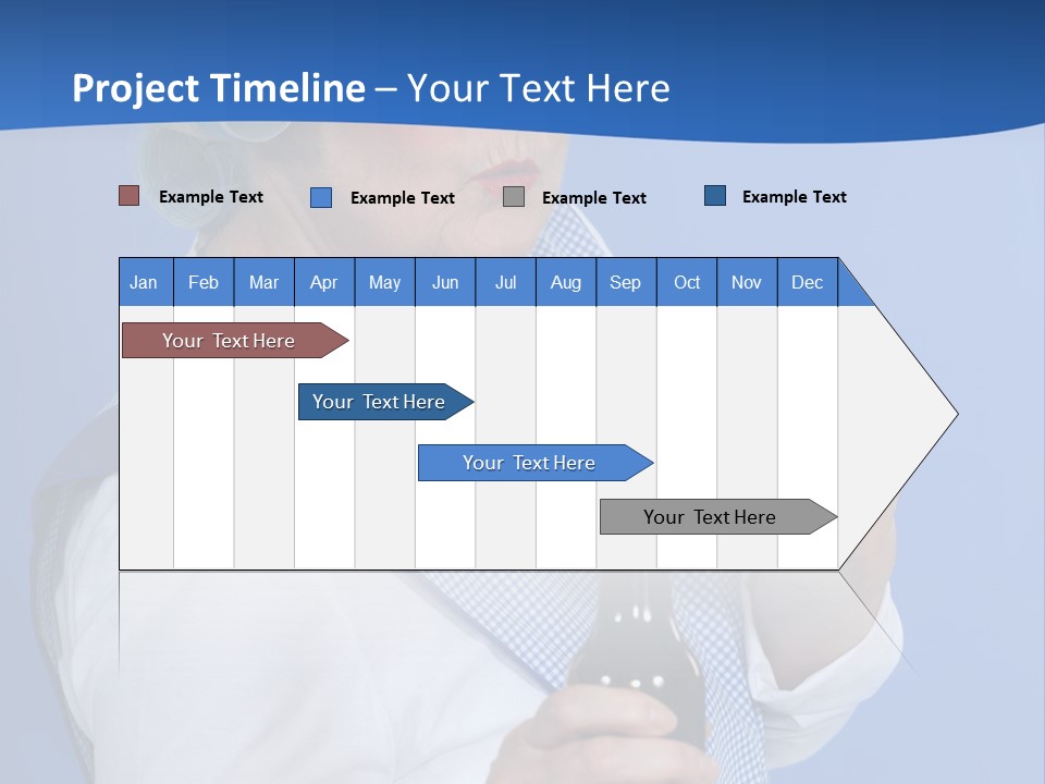 Granny With Beer PowerPoint Template