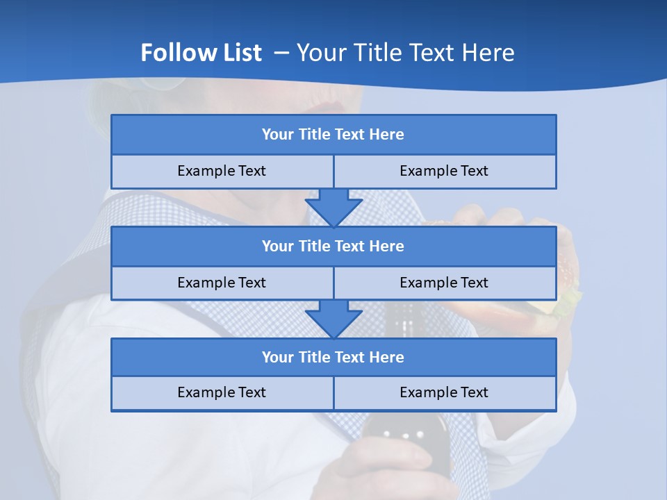 Granny With Beer PowerPoint Template
