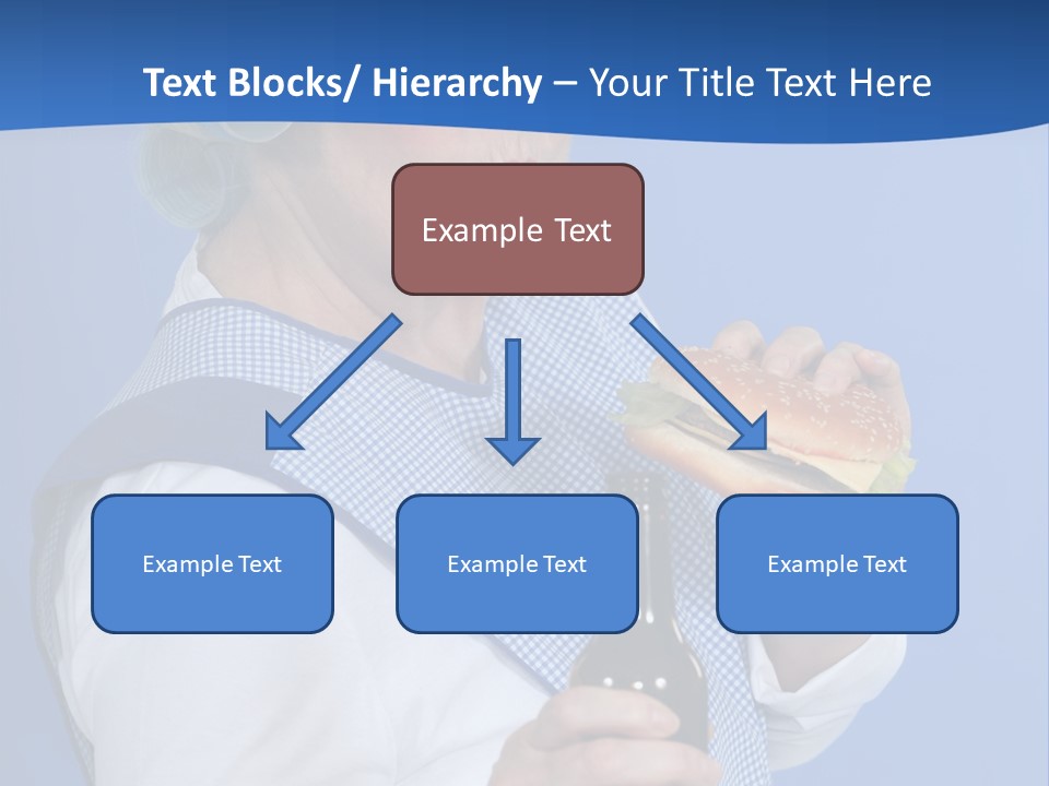 Granny With Beer PowerPoint Template