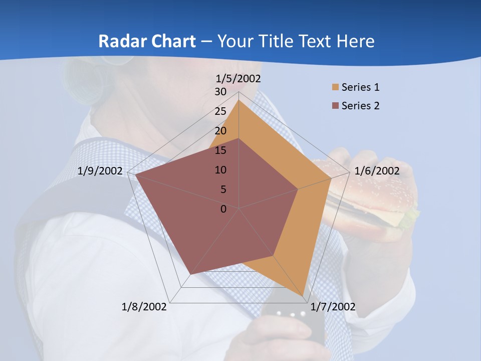 Granny With Beer PowerPoint Template