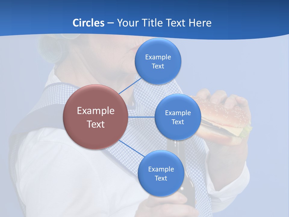 Granny With Beer PowerPoint Template