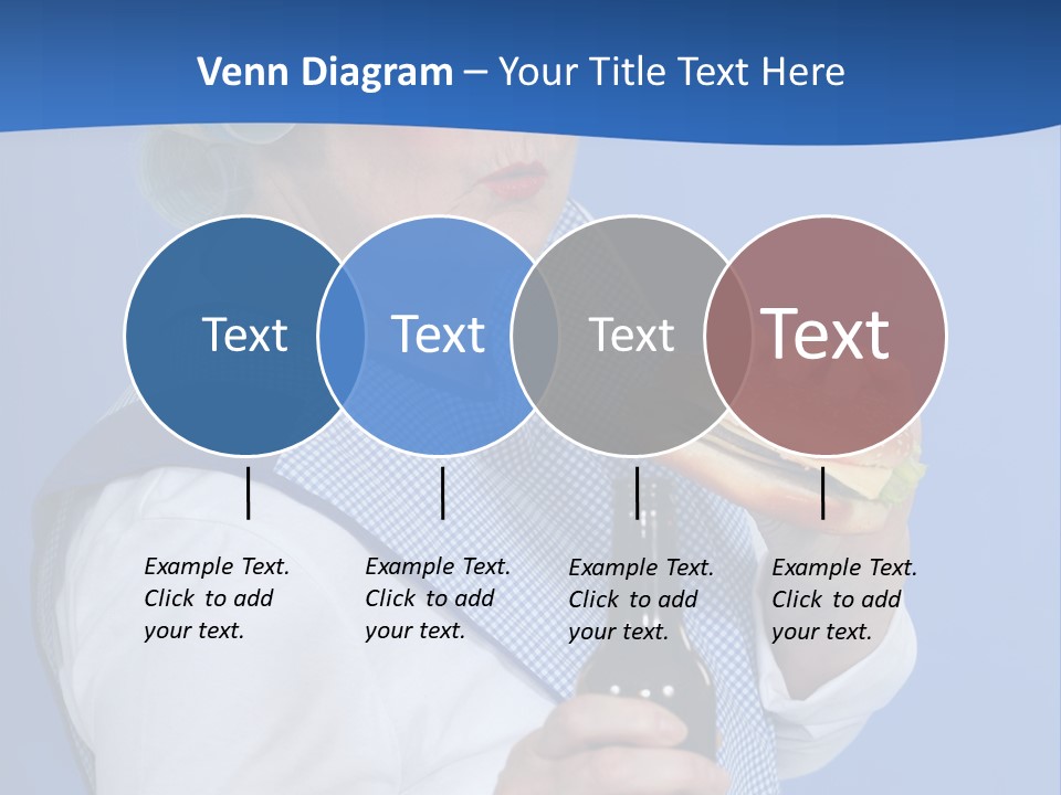 Granny With Beer PowerPoint Template