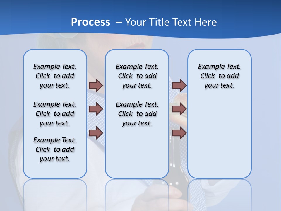 Granny With Beer PowerPoint Template