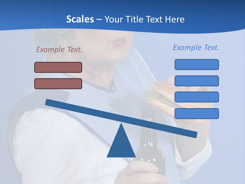 Granny With Beer PowerPoint Template