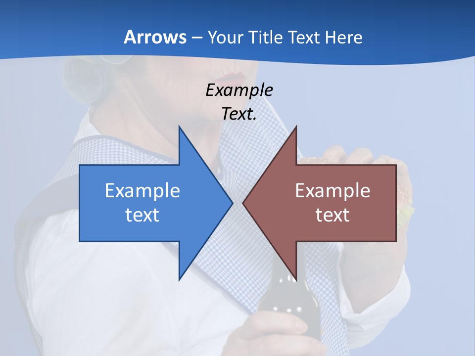 Granny With Beer PowerPoint Template