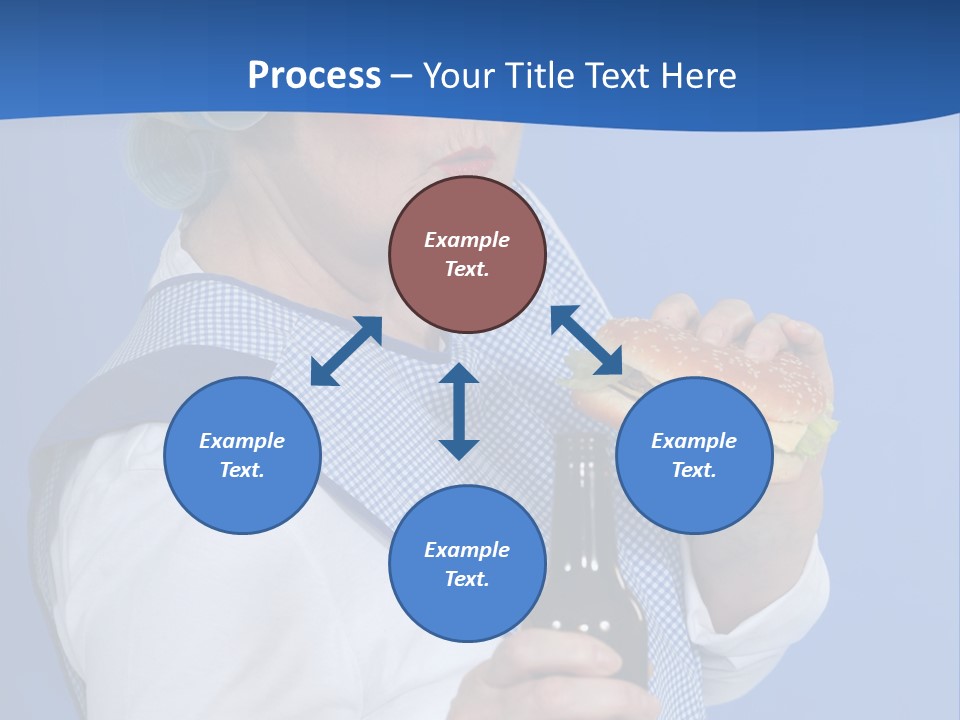 Granny With Beer PowerPoint Template
