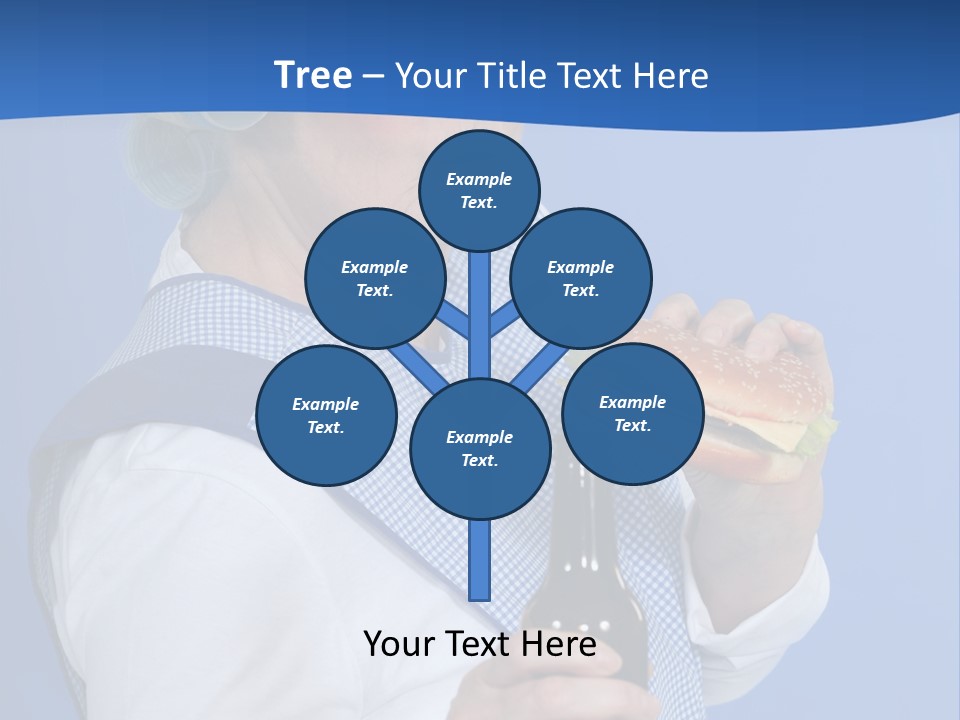 Granny With Beer PowerPoint Template