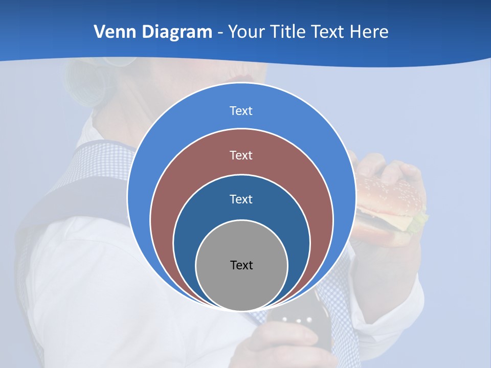 Granny With Beer PowerPoint Template