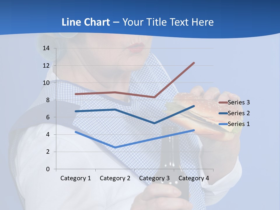 Granny With Beer PowerPoint Template