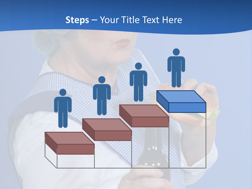 Granny With Beer PowerPoint Template