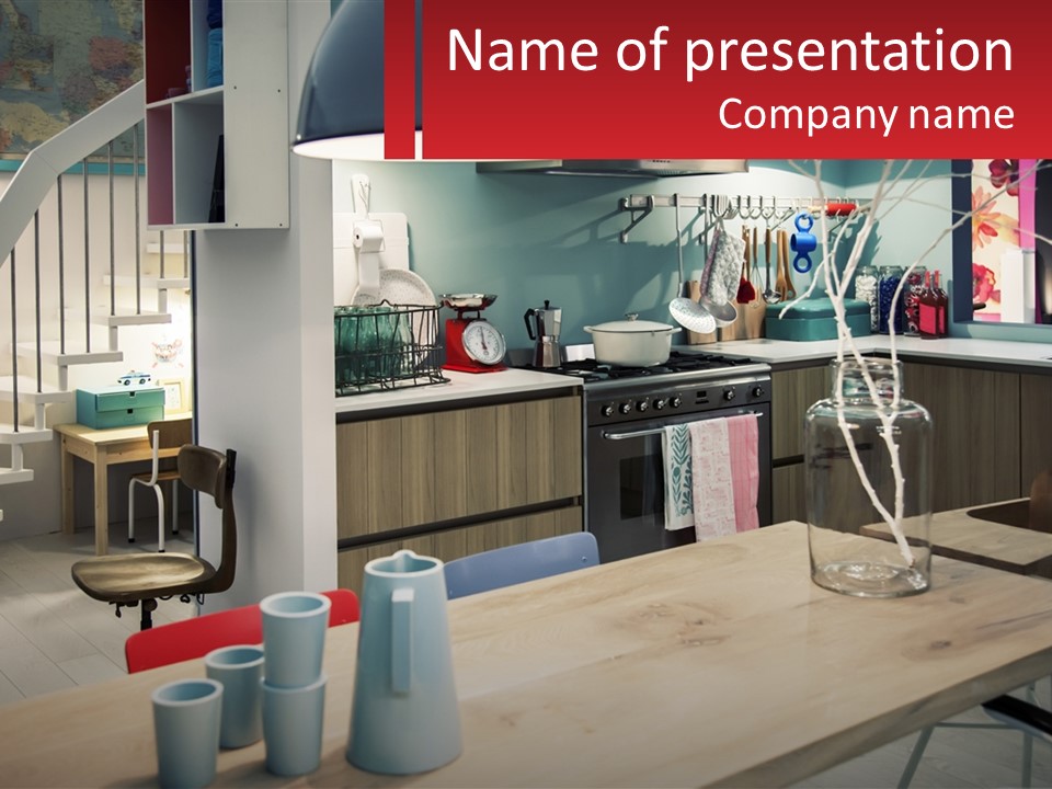 New Kitchen Style PowerPoint Template