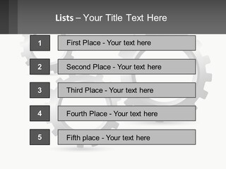 Gears PowerPoint Template