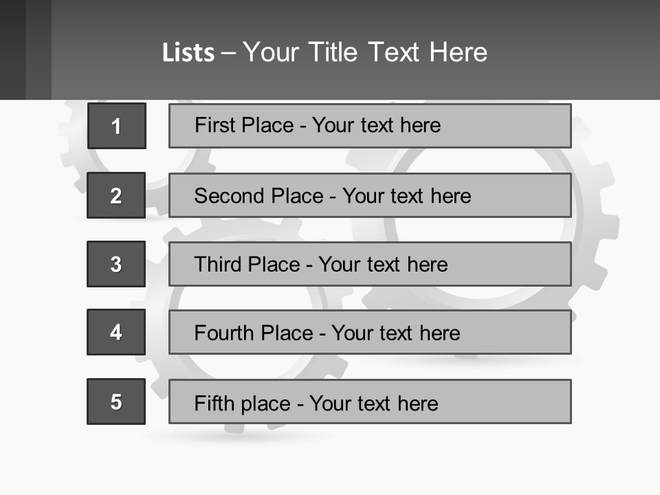 Gears PowerPoint Template