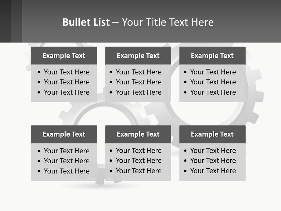 Gears PowerPoint Template