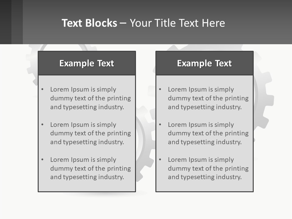 Gears PowerPoint Template