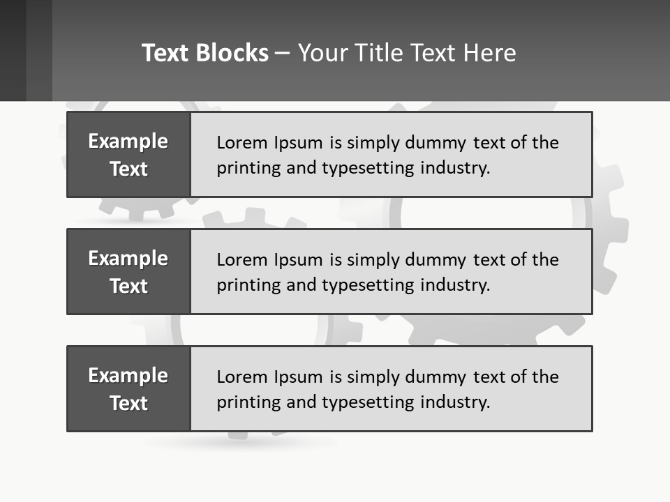 Gears PowerPoint Template