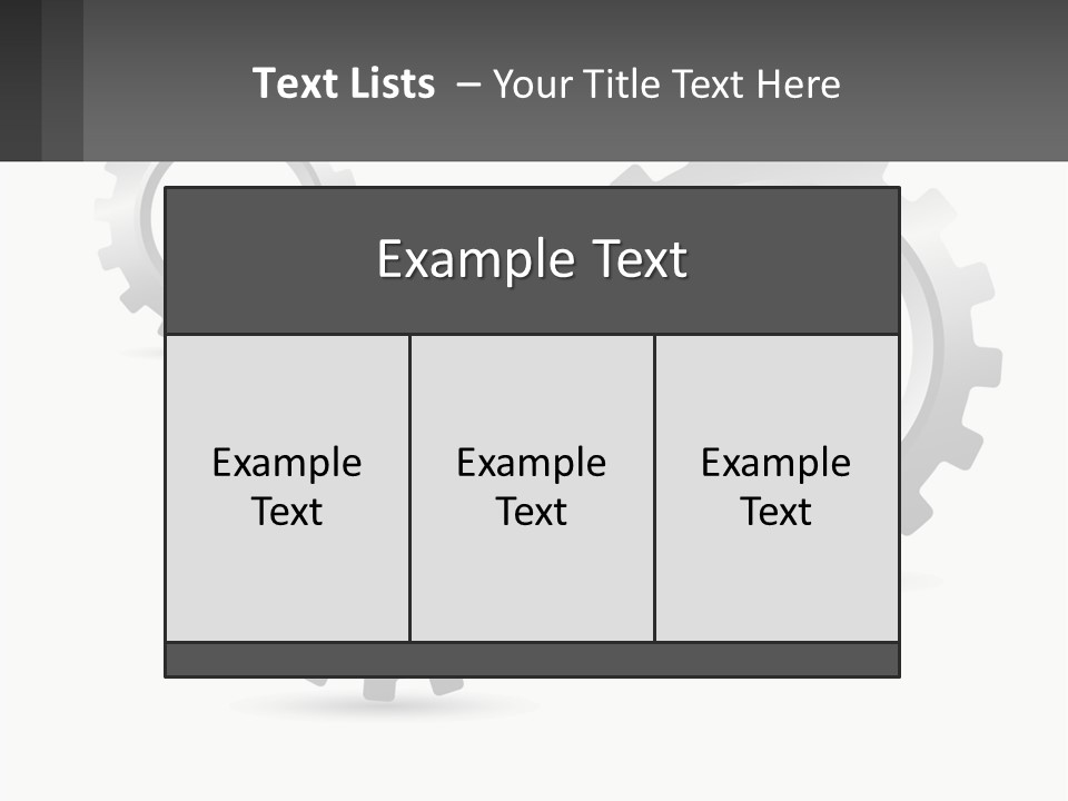 Gears PowerPoint Template