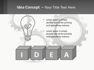 Gears PowerPoint Template