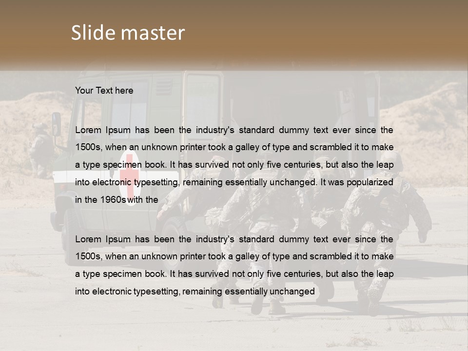 Military Medics PowerPoint Template